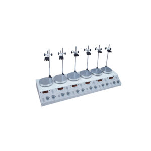 HJ-6A Multi-Head Thermostatic Magnetic Stirrer (6 Heads, Digital Display)